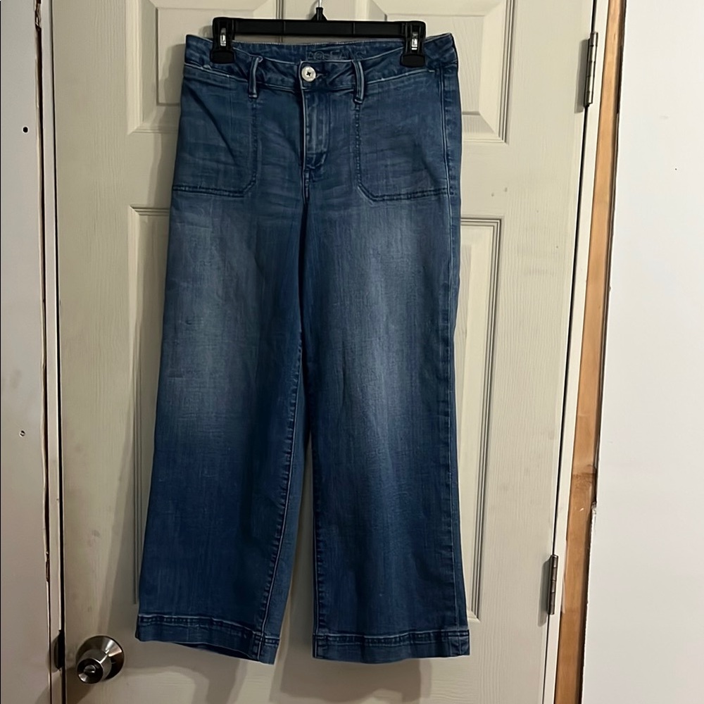 Jag Jeans Blue Flare Wide Leg Denim